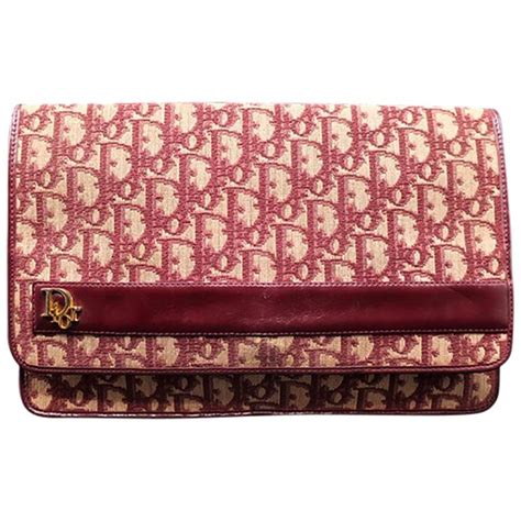 dior cosmetic clutch bag|christian dior vintage clutch bag.